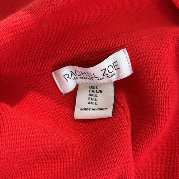 Rachel Zoe knit jacket / fire engine red - Picture 7 of 7